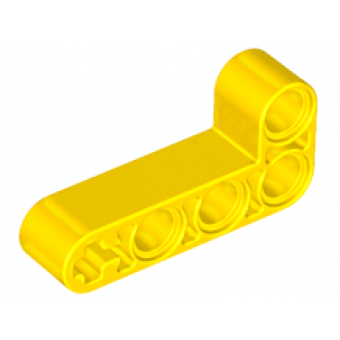 Technic, Hefbalk Dik L Vorm 2X4 Yellow